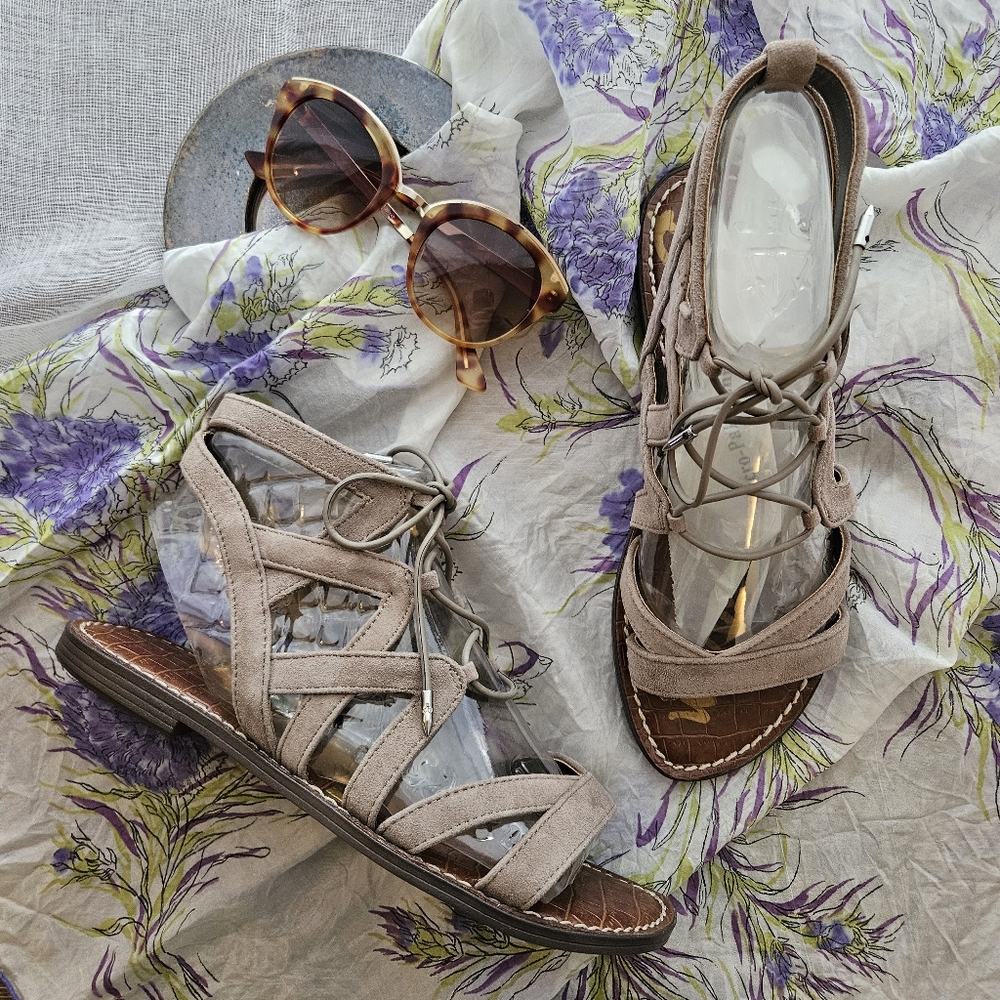 NIB Sam Edelman | Gemma Grey Gladiator Sandals | Size 6.5